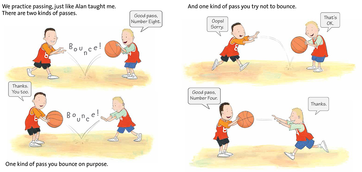 A BASKETBALL STORY interior