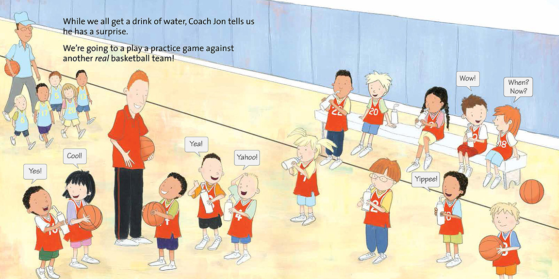 A BASKETBALL STORY interior