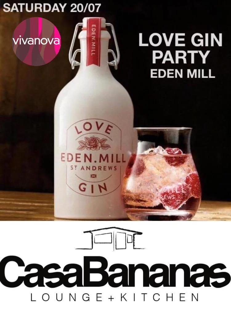 TURIN . Casa Bananas . Eden Mill Gin Cocktail Party . DJ and Dancing | Turn Up . Drink Gin . Stay Cool
