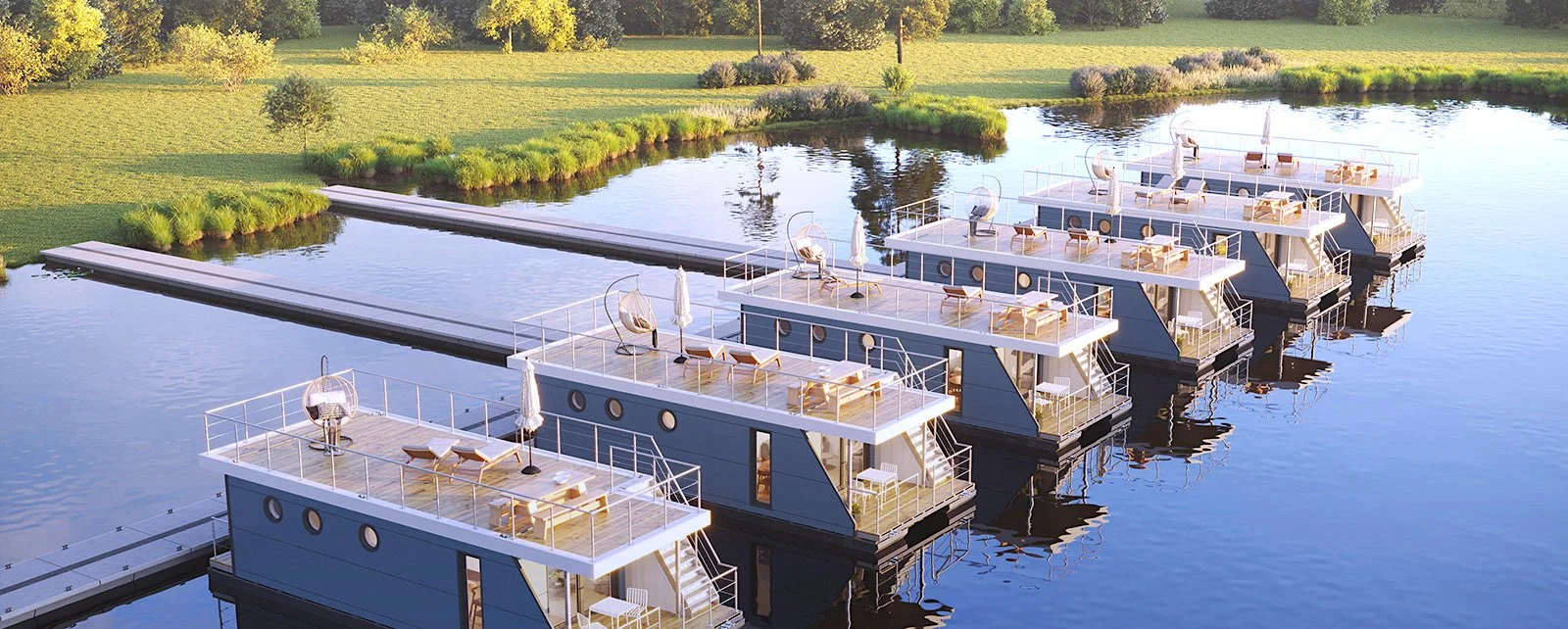 The Dynamic House Boat Market Now Enters the Next Level with the German Company Stern Hausboot Massively Scaling Up House Boat Production in Denmark