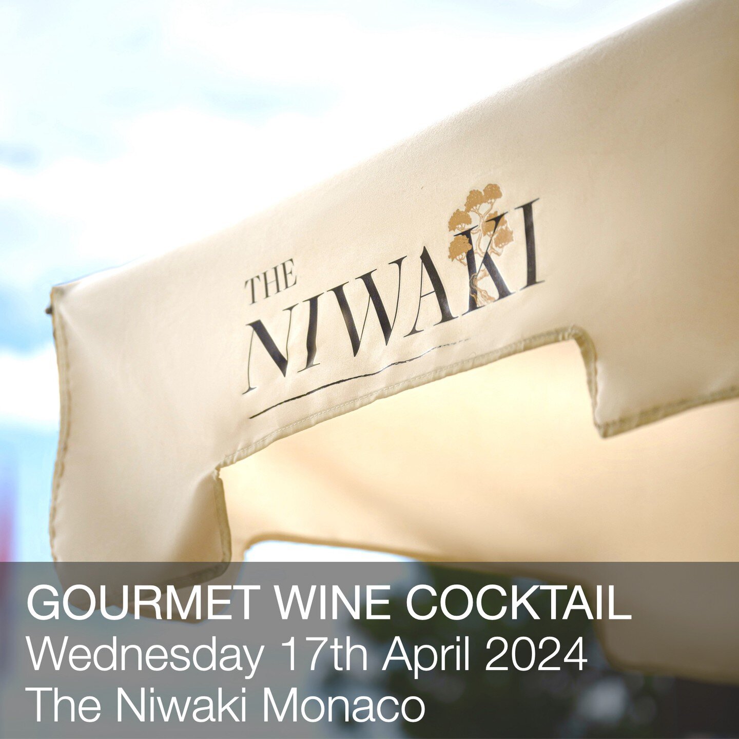 🇲🇨 We are back at The Niwaki Monaco for a Gourmet Wine Cocktail on Wednesday 17th April 2024.

THE NIWAKI MONACO GOURMET WINE COCKTAIL
Wednesday 17th April 2024
Seaview Terrace
Palais de la Plage

Japanese Gourmet Canap&eacute;s
White Ros&eacute; R