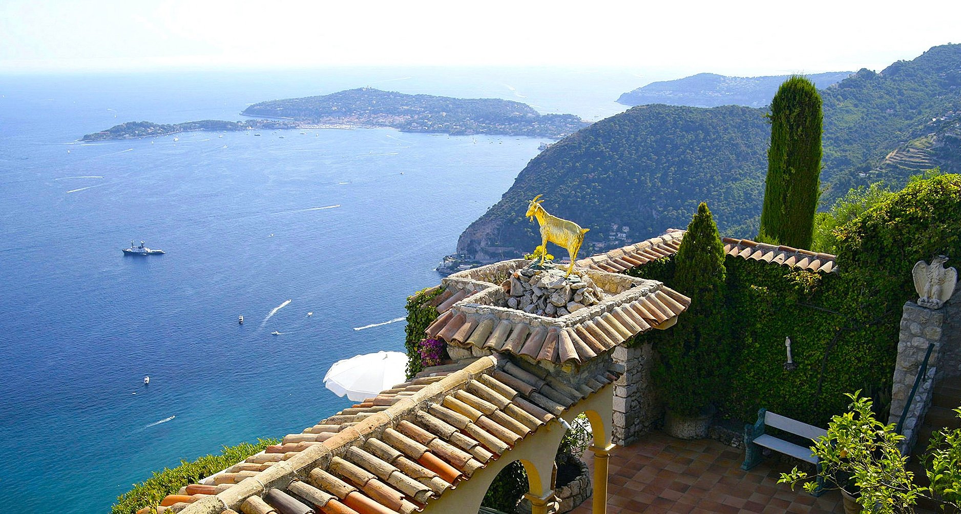 ÈZE . Château de La Chèvre d’Or Summer Champagne &amp; Rosé Wine Terrace Party . Wednesday 3rd July 2024
