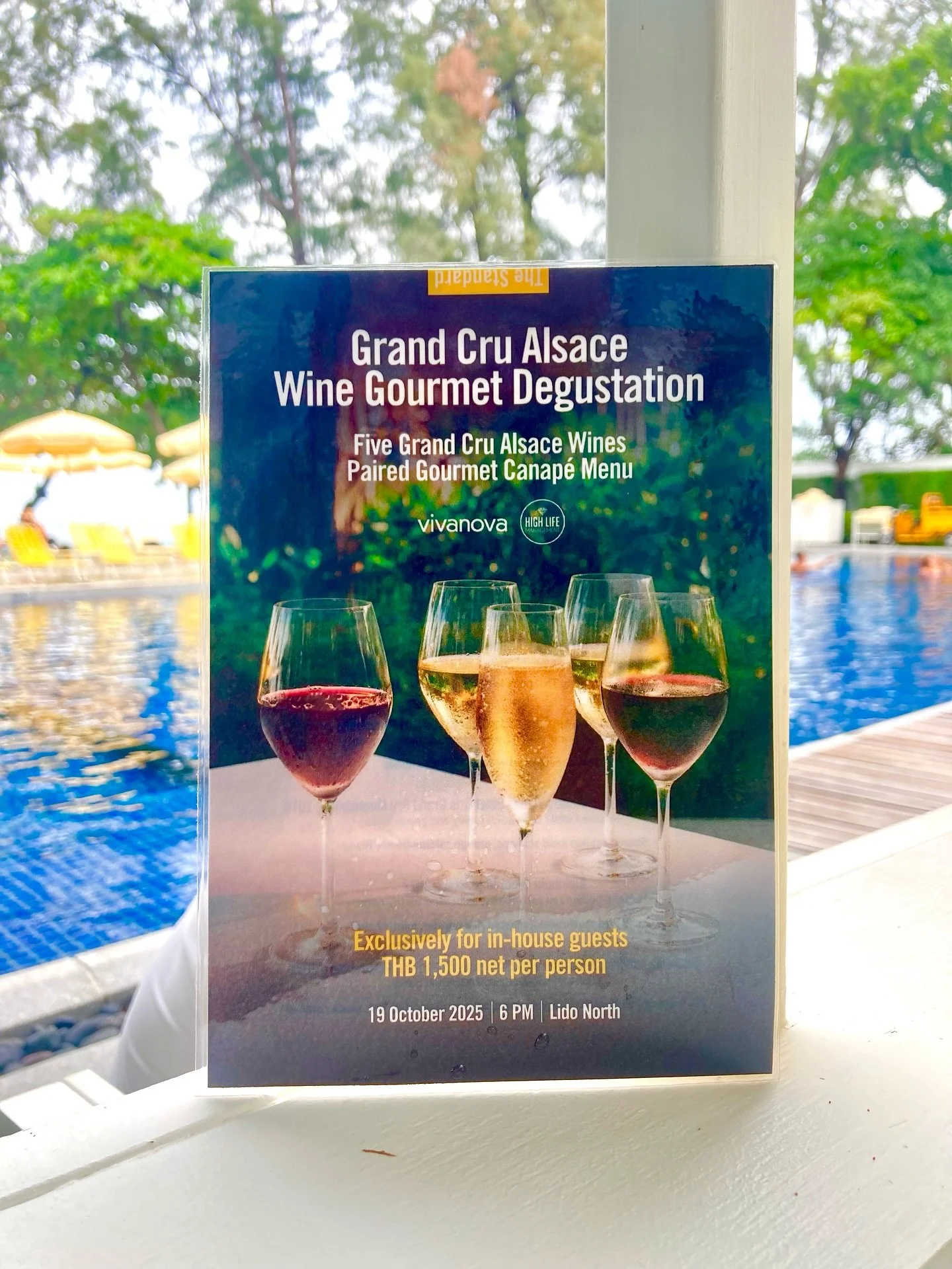 🇹🇭 Landed in Hua Hin. Another day, another event - and tonight is not just a wine tasting, it is a Grand Cru Degustation through the old-vine vineyards of Alsace - incredible wines with fabulous depth and character..