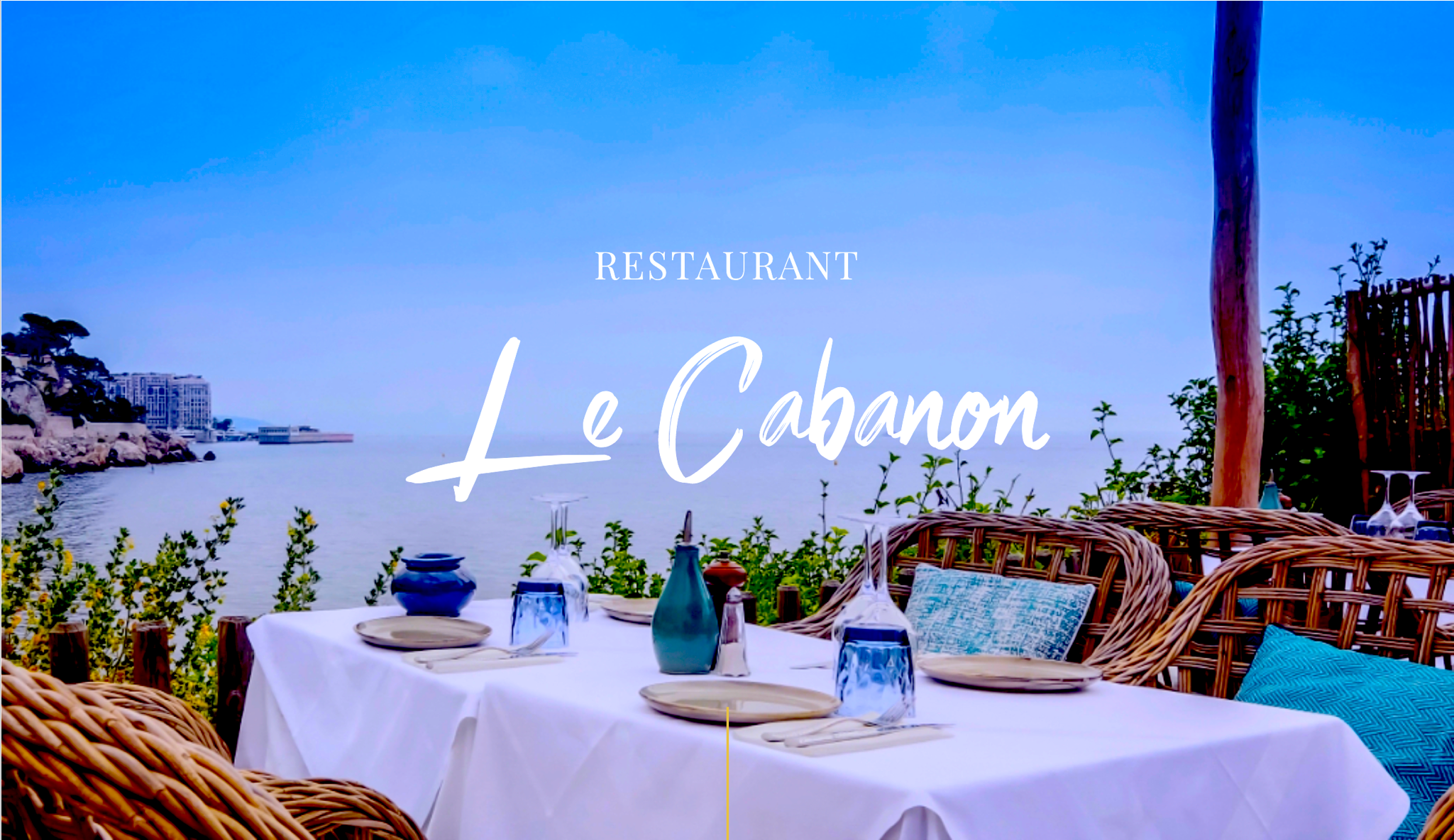 FRENCH RIVIERA . Celebrate Midsummer! Le Cabanon Cap d'Ail White Dinner Party