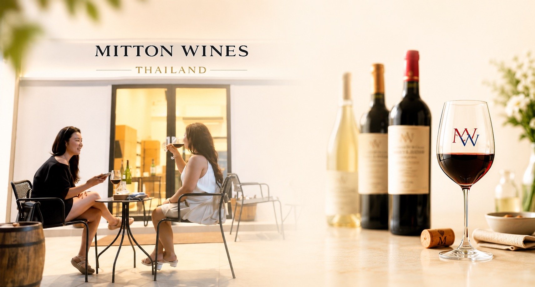 🍷 Welcome to Mitton Wines Thailand
Boutique Wines. Personal Service. Exceptional Value.

Explore our complete wine portfolio and shop online:
https://www.clubvivanova.com/news-highlights/welcome-to-mitton-wines-thailand-boutique-wines-personal-servi