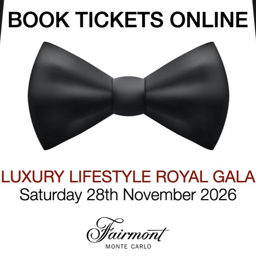 🇲🇨 2026 CLUB VIVANOVA LUXURY LIFESTYLE ROYAL CHARITY GALA
Under the High Patronage &amp; Presence of H.S.H. Princess St&eacute;phanie of Monaco
Saturday 28th November 2026 . 7pm
Fairmont Monte Carlo Grand Salon

Reserve Your Place - www.clubvivanov