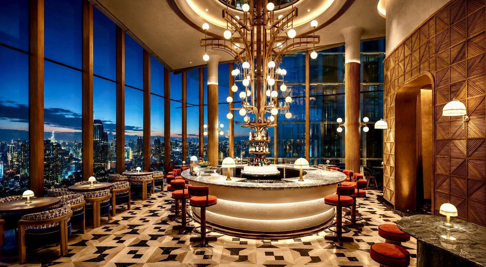 BANGKOK . A Chilean & Argentine Wine Dinner Experience & DJ After Party . Piscari Rooftop at Andaz One Bangkok