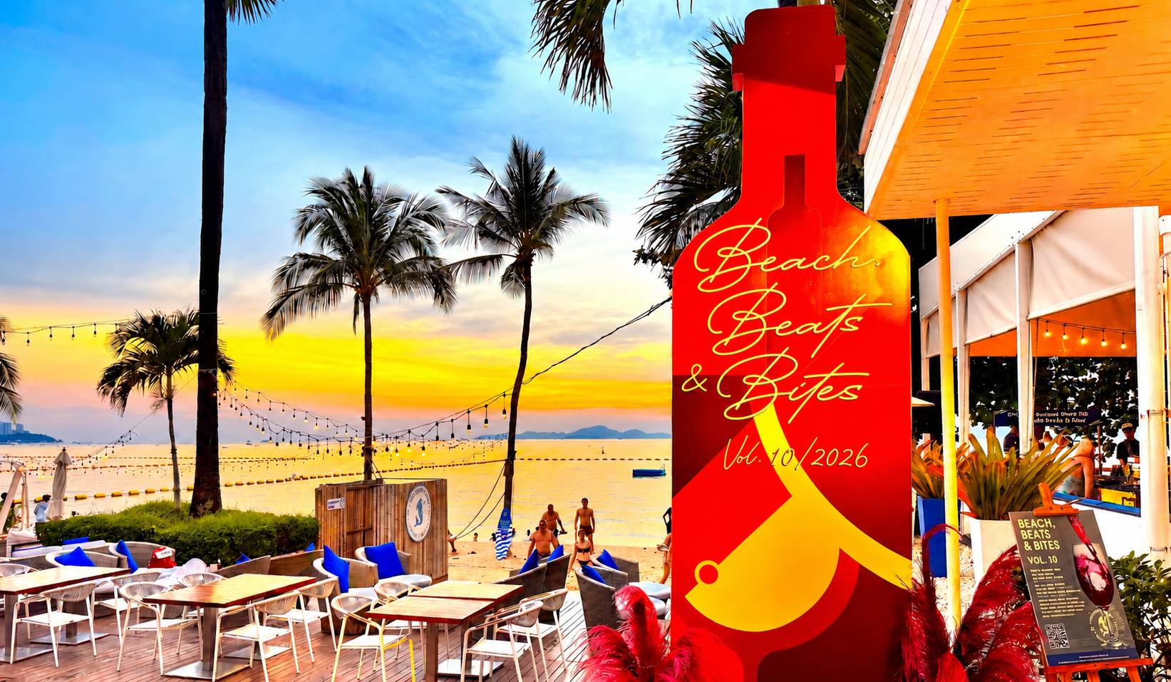 PATTAYA . Beach, Beats &amp; Bites Returns . The Beach Club Pattaya