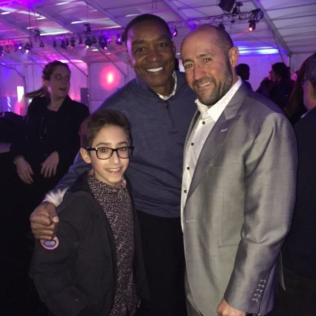 Jay Rosenzweig &amp; his Son WITH Isiah Thomas