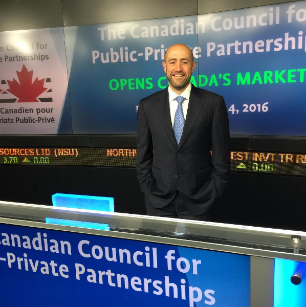Jay rosenzweig Looking forward to opening Canada's Market with the Canadian Council for Public-Private Partnerships