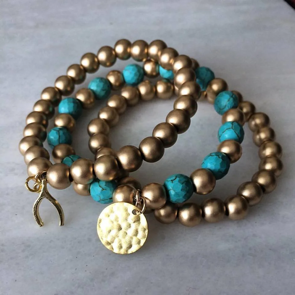 Turquoise and gold balls.jpg
