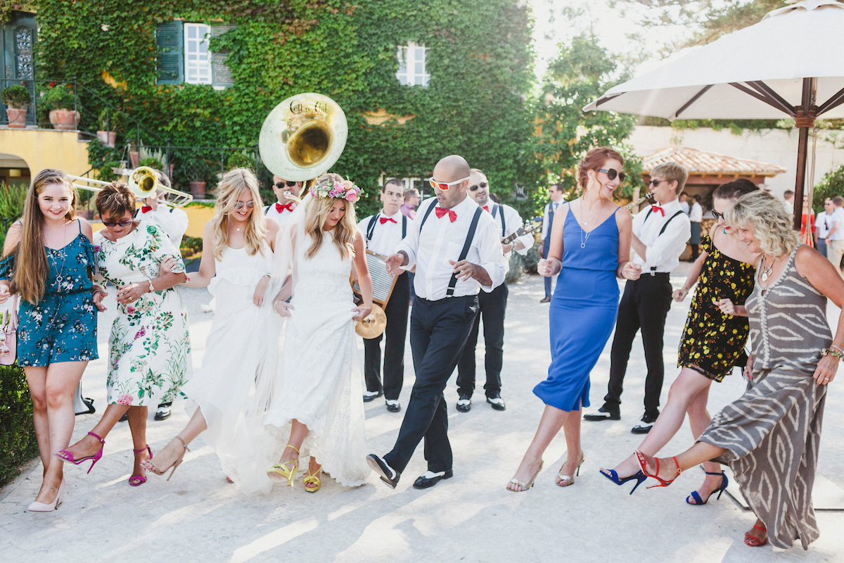 Sinead wore the Daughters of Simone Dylan dress for her gorgeous wedding in Portugal