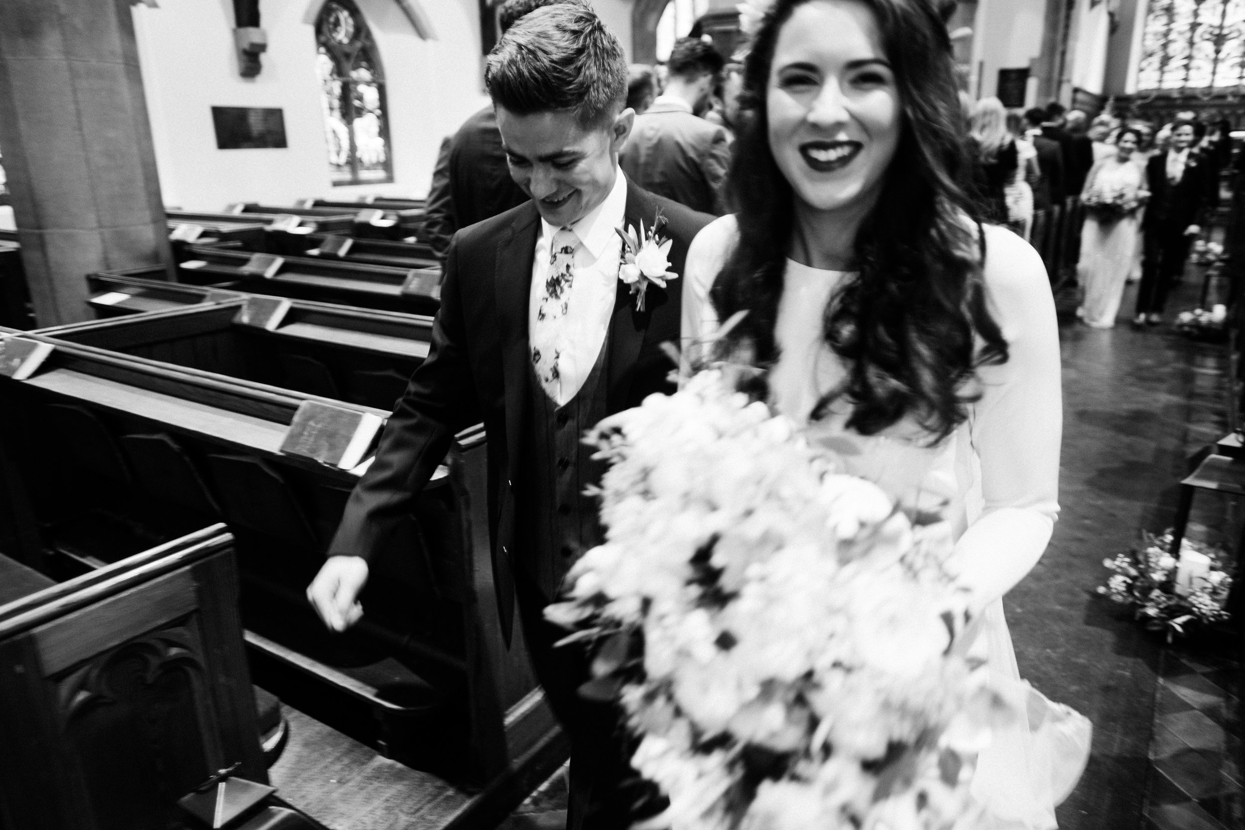 Archive 12 bride wearing Minna Hepburn