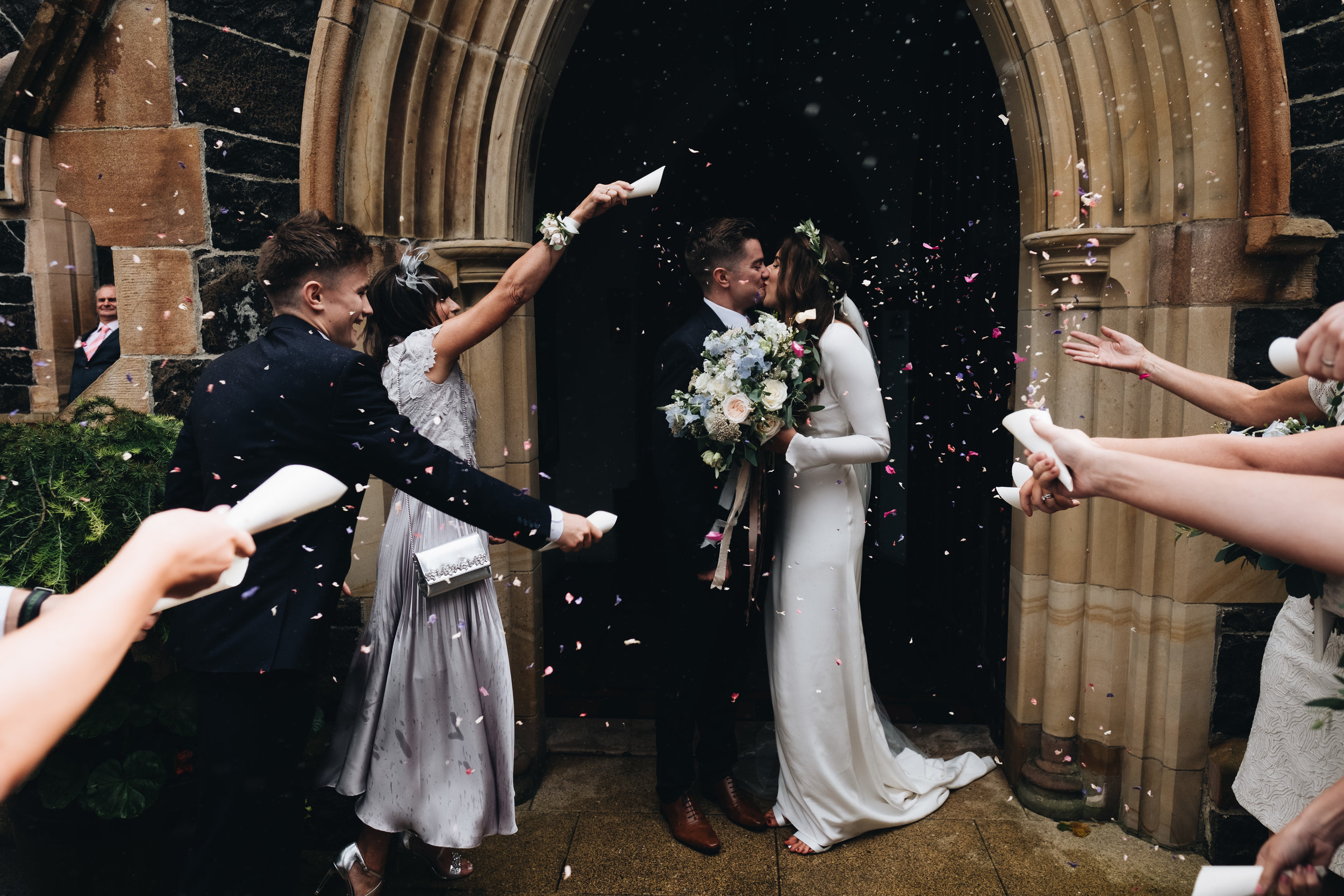 real archive 12 bride wearing minna Hepburn Anya dress