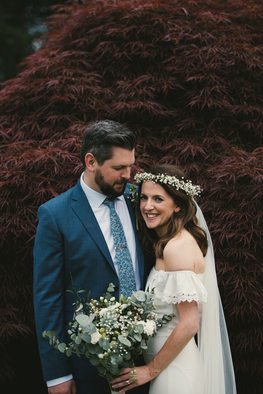 Real #a12bride Grainne wears the Kemp gown by Daughters of Simone, while her bridesmaid rocks the Florence dress from Rewritten for a stunner of a day at Ballyscullion Park