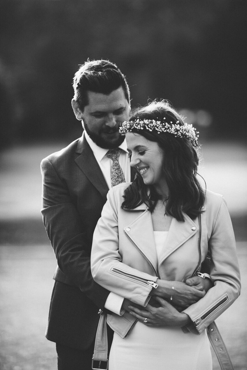 Real #a12bride Grainne wears the Kemp gown by Daughters of Simone, while her bridesmaid rocks the Florence dress from Rewritten for a stunner of a day at Ballyscullion Park