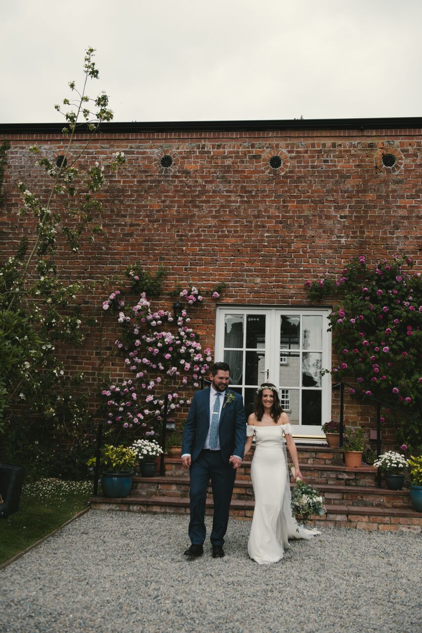 Real #a12bride Grainne wears the Kemp gown by Daughters of Simone, while her bridesmaid rocks the Florence dress from Rewritten for a stunner of a day at Ballyscullion Park