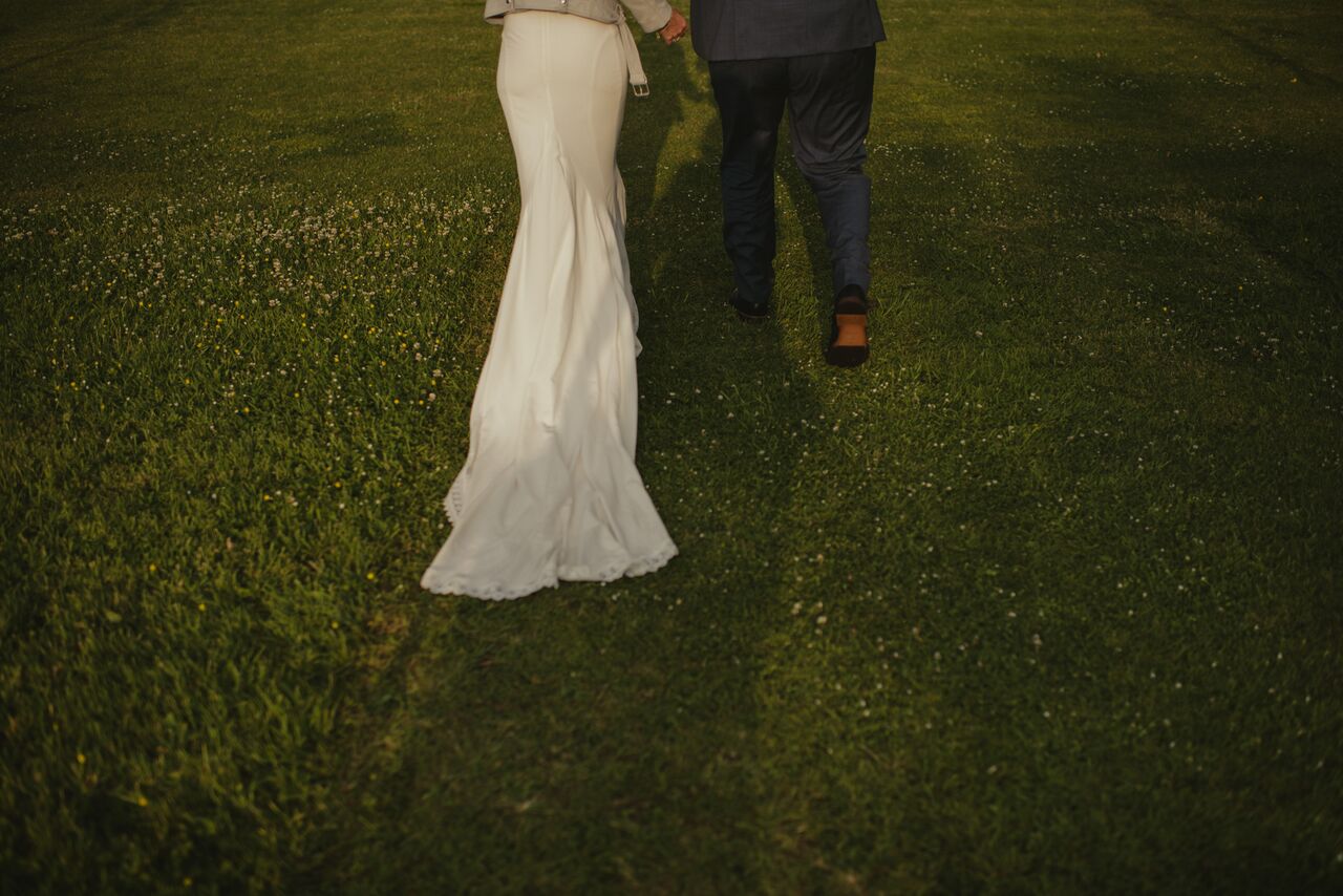 Real #a12bride Grainne wears the Kemp gown by Daughters of Simone, while her bridesmaid rocks the Florence dress from Rewritten for a stunner of a day at Ballyscullion Park