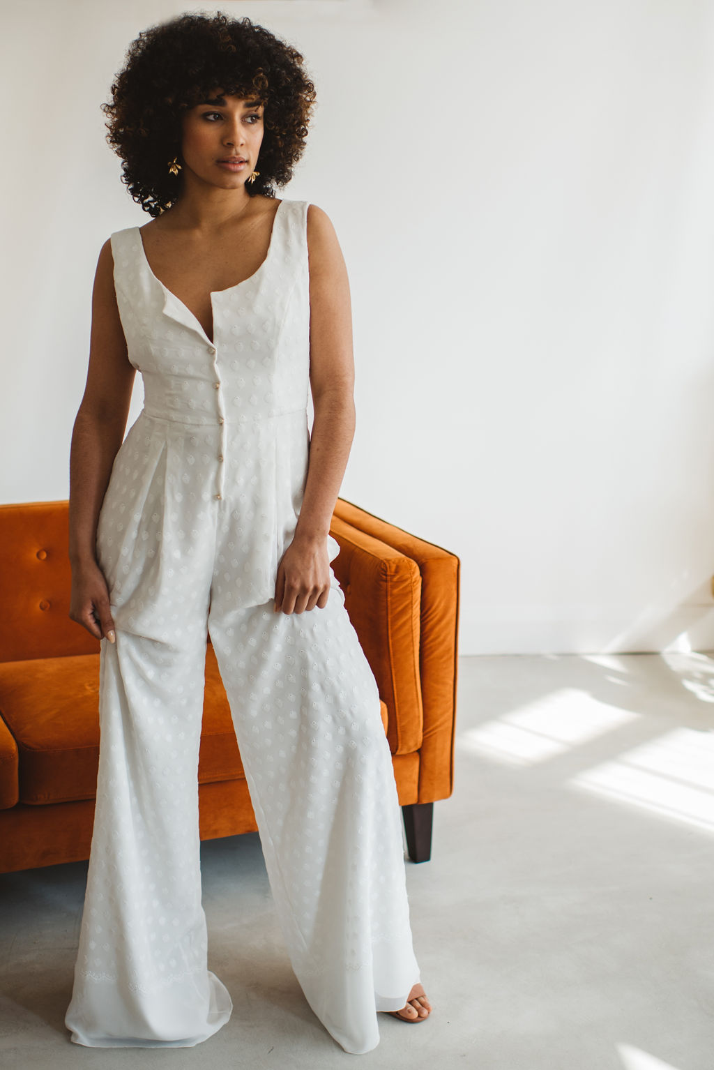 cool modern bridal jumpsuit at archive 12