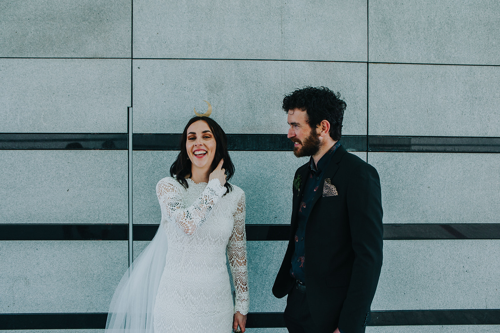 daughters of simone long sleeve lola dress for an irish bride
