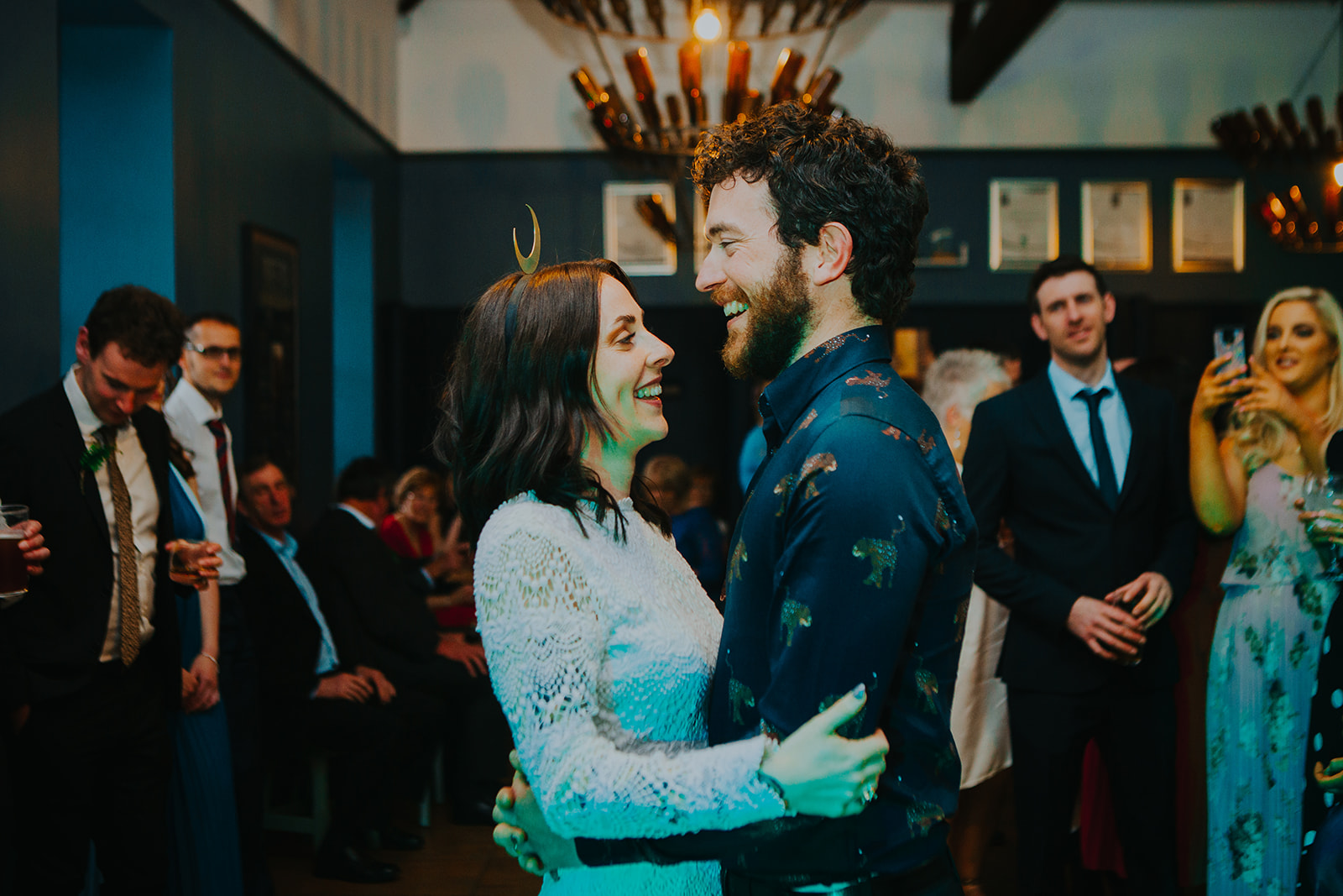 Daughters of Simone bride wearing LOLA