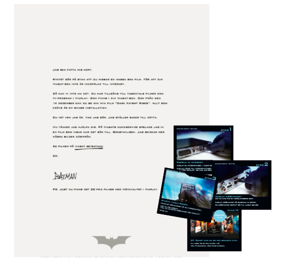 Brev från Batman.