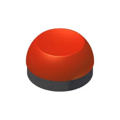 CTI Pushbutton Dust Cap, Red