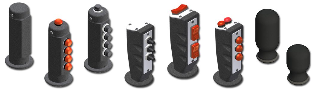 Mini-Grip line of control handles