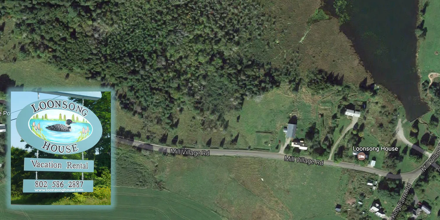 directions to loonsong rental house craftsbury vermont