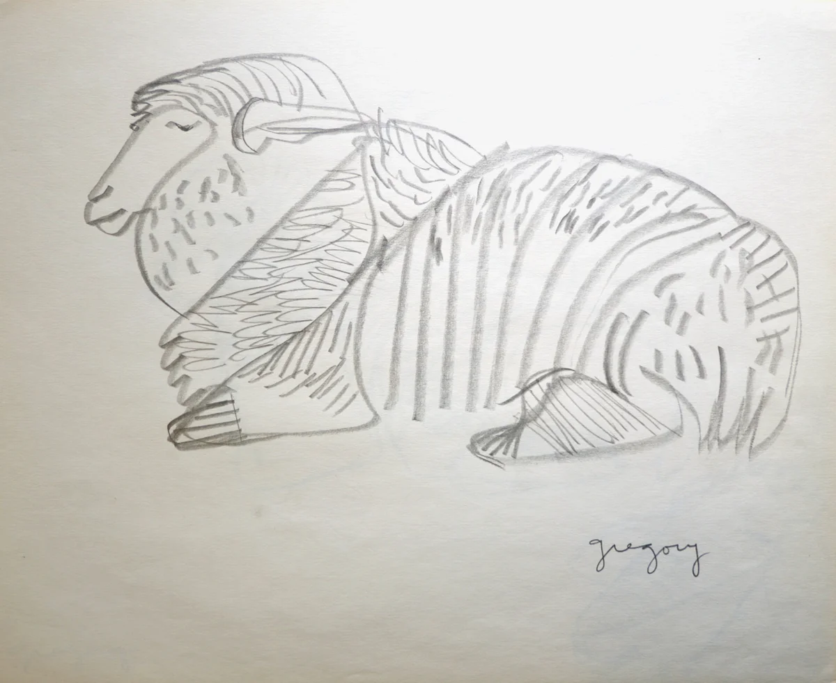 Untitled (Sheep in Darmstadt, Germany)