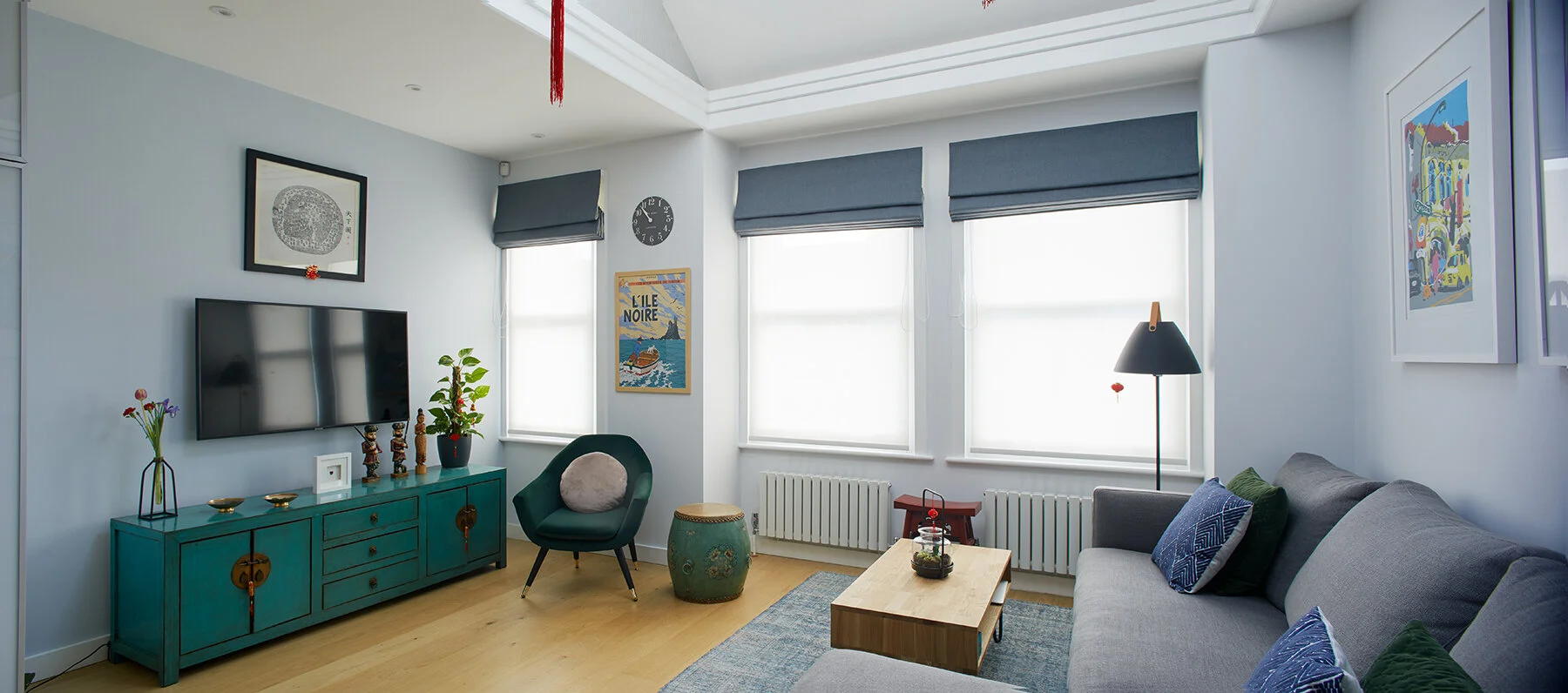  The client has decided to move back to London and refurbish their old but very bright 2 bedroom maisonette to make it more contemporary. We decided to keep the design simple and have a neutral colour palette, so that we could bring some character th