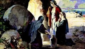 7038024-Mary-Magdalene-Mary-Salom-walking-up-to-the-bright-empty-tomb-of-Jesus-Christ-early-Sunday-morning-S-Stock-Photo.jpg