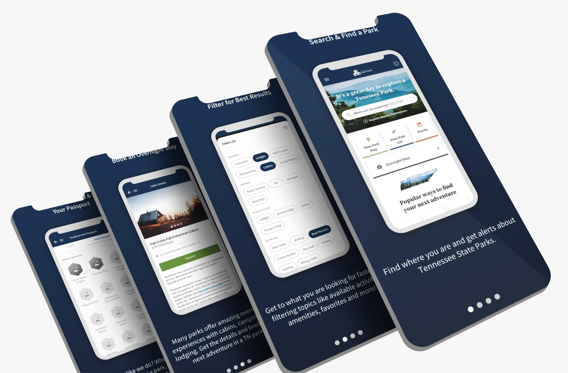 Tennessee State Parks App Onboarding