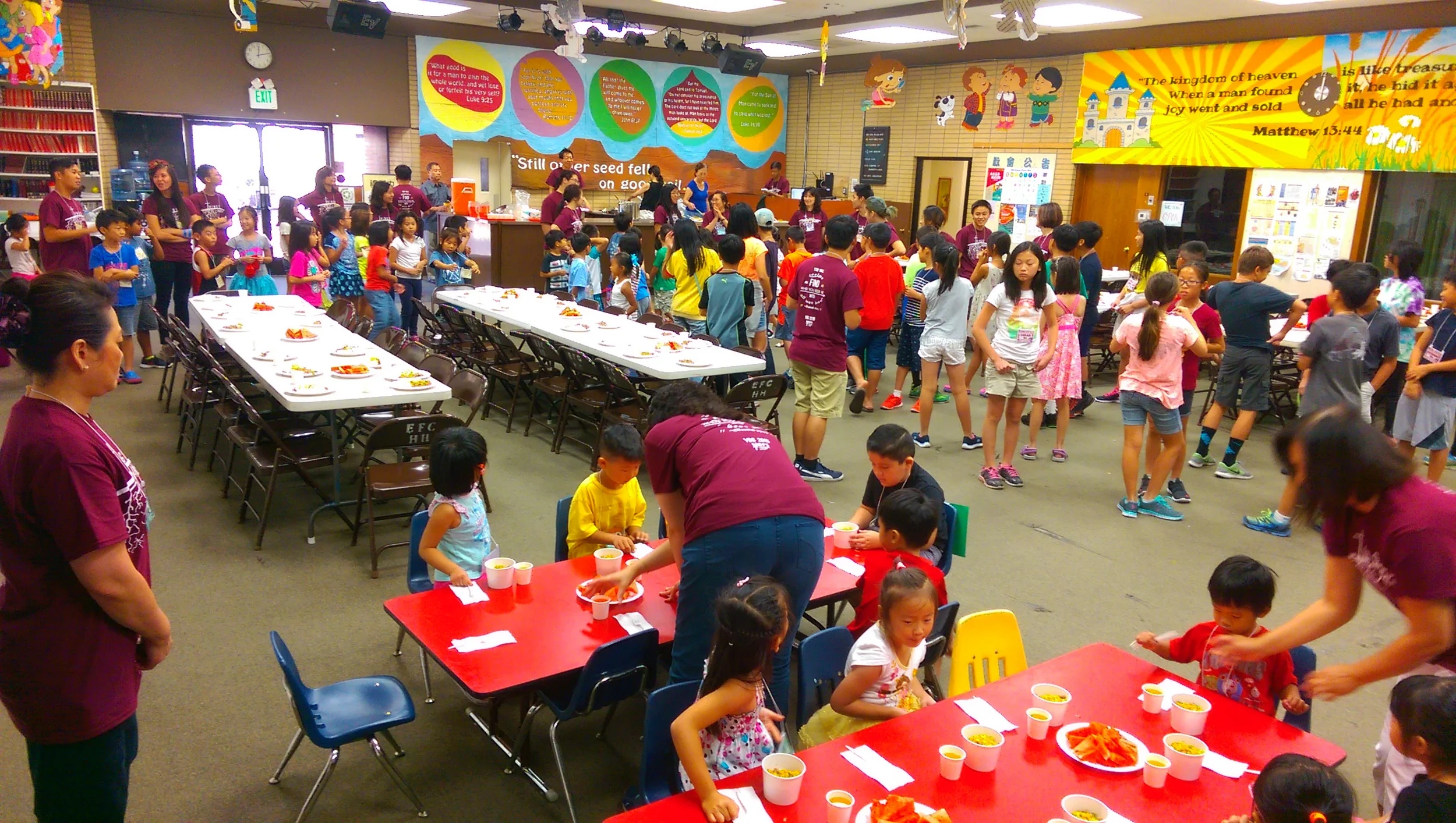 VBS 2016 Lunch about ready