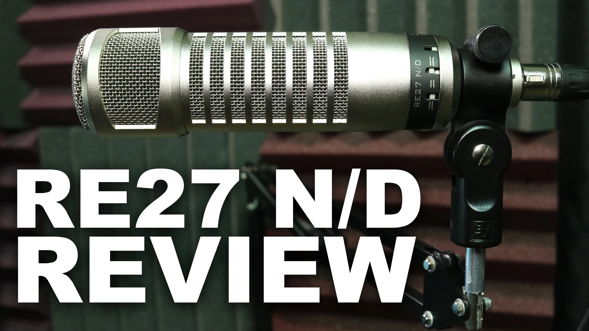 Electro Voice RE27 N/D Broadcast Dynamic Mic Review