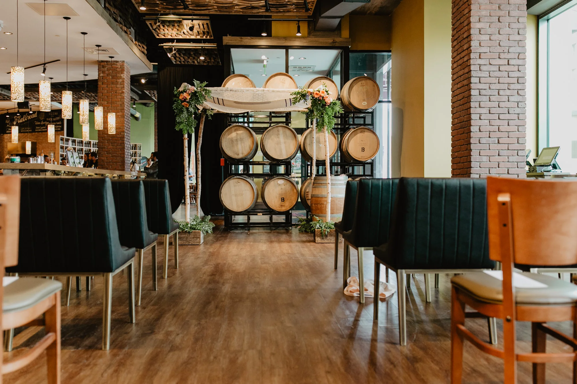 Wedding ceremony at Boston City Winery
