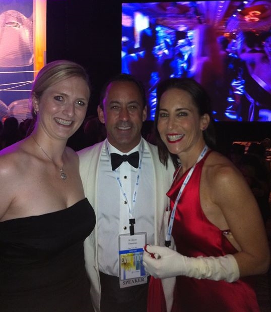 Rachel with Dr. Steven and Debra Glassman at the Invisalign Summit