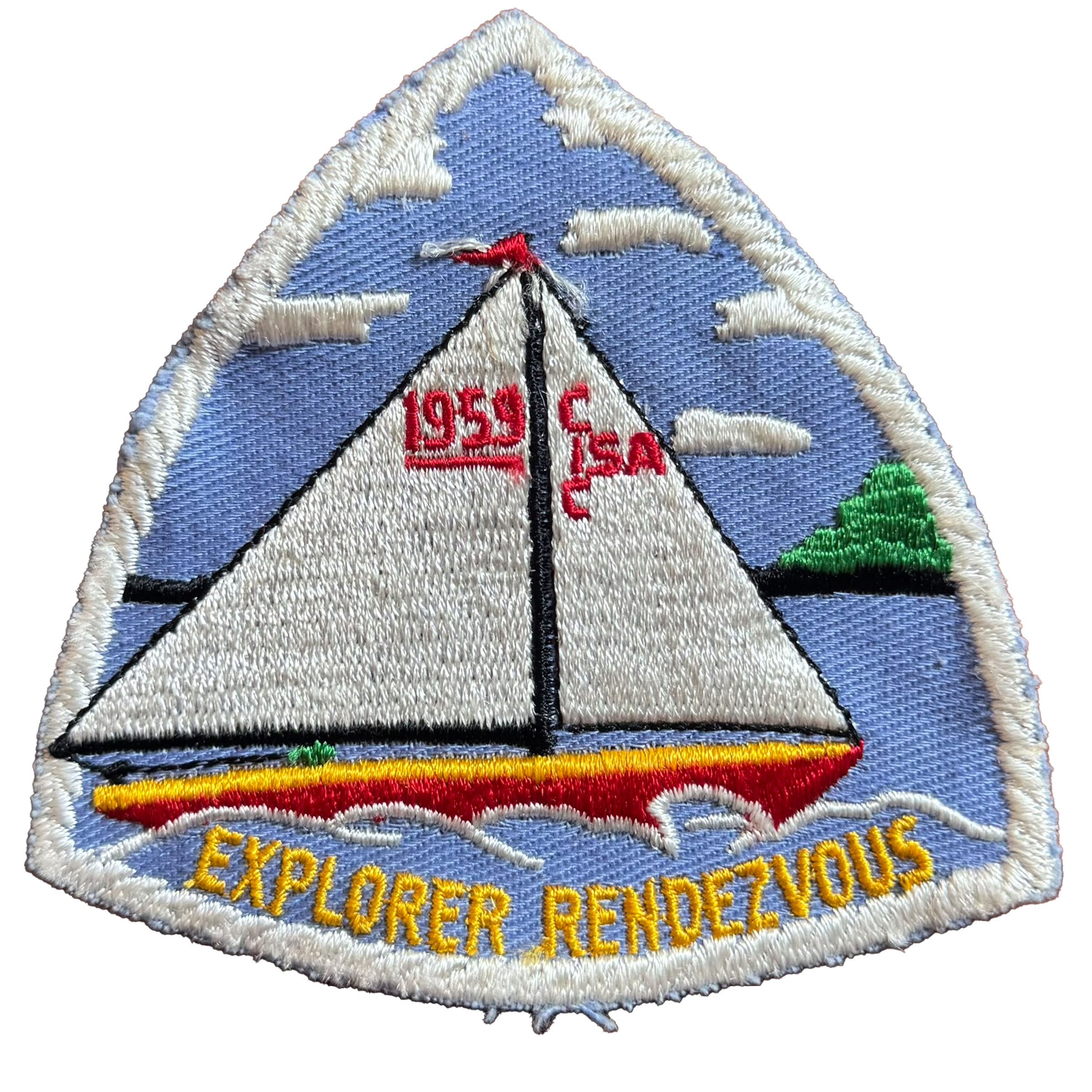 Vintage 1959 Explorer Rendezvous Patch