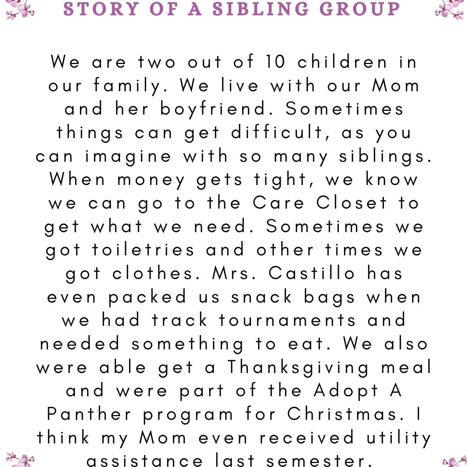 Storytime Tuesday!

These Tuesday Story Times are stories of real life people that YOU have impacted this year by being a part of Harvest Project. We just want to use the summer to remind people that all throughout the school year, together, we are m