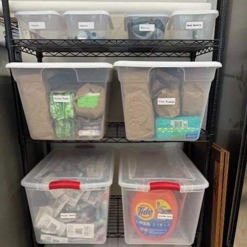What We Need Wednesday 

We need small groups, clubs, organizations, church groups, businesses, families, or friend groups to sign-up to become a BIN BUDDY! 

A BIN BUDDY signs up to take care of a selected BIN (Item) with a commitment to one school 