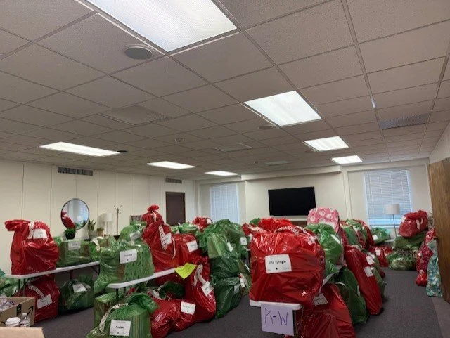 TODAY is the day! Adopt A Panther Christmas Gift Drop Off is upon us! We are so excited to see everyone dropping off gifts between 10-12 or 4-6 at University Baptist Church!!!

***Picture from last year of one of our two rooms!