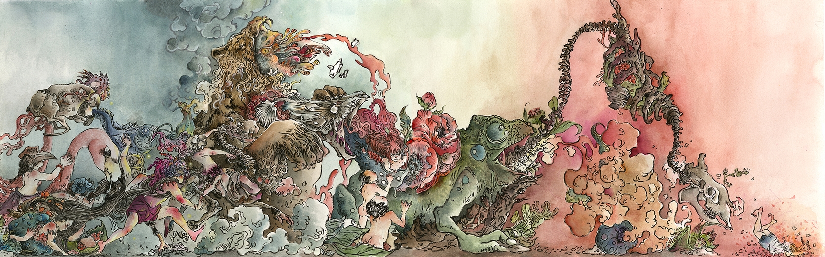 monster chasing