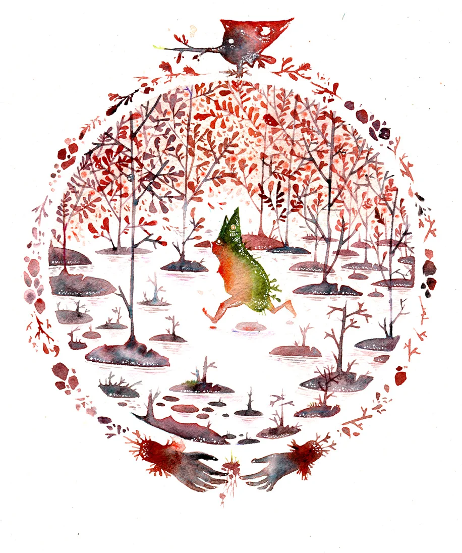 - Running into Pinocchio Forest-