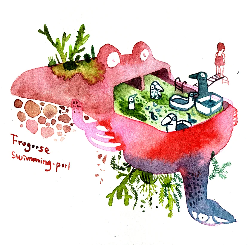 Frogoose swimming pool