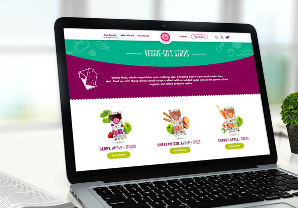 Veggie-Go's Website Mock-up