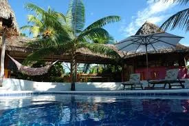 exterior of pool house