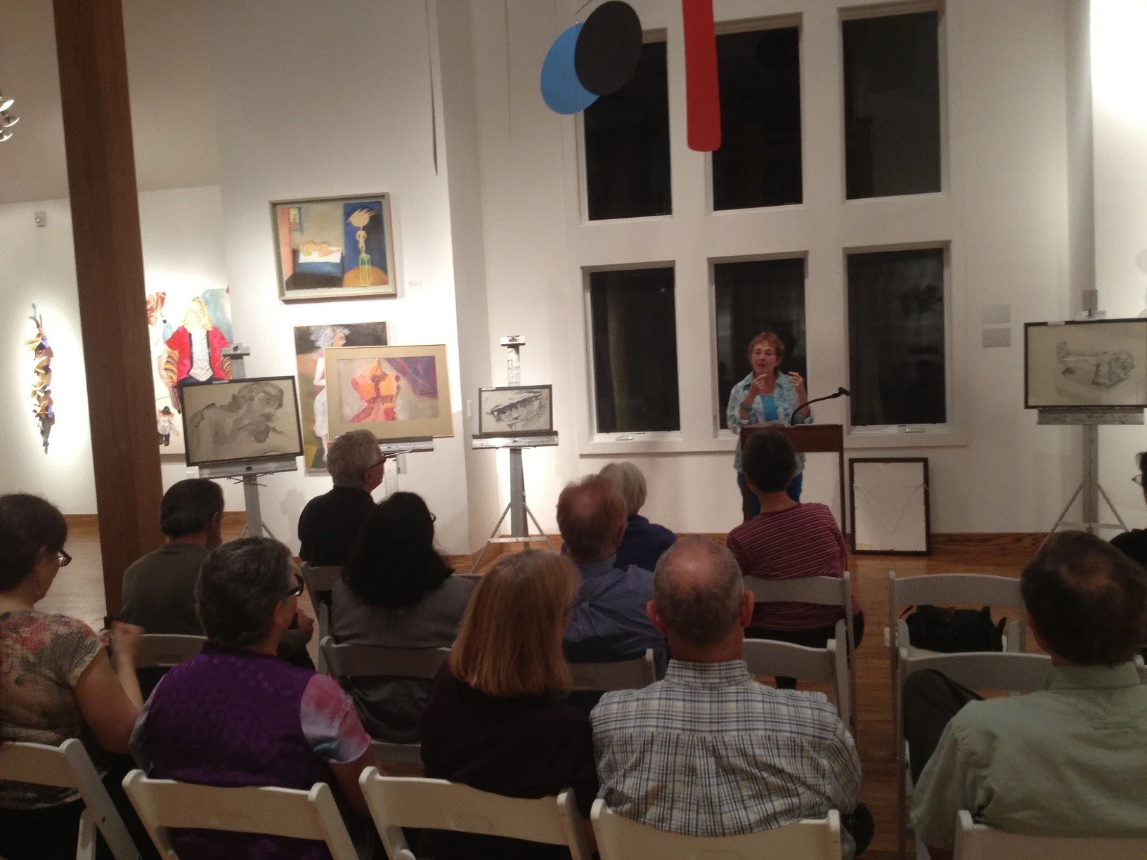 Betti Kahn at the Community Art Center