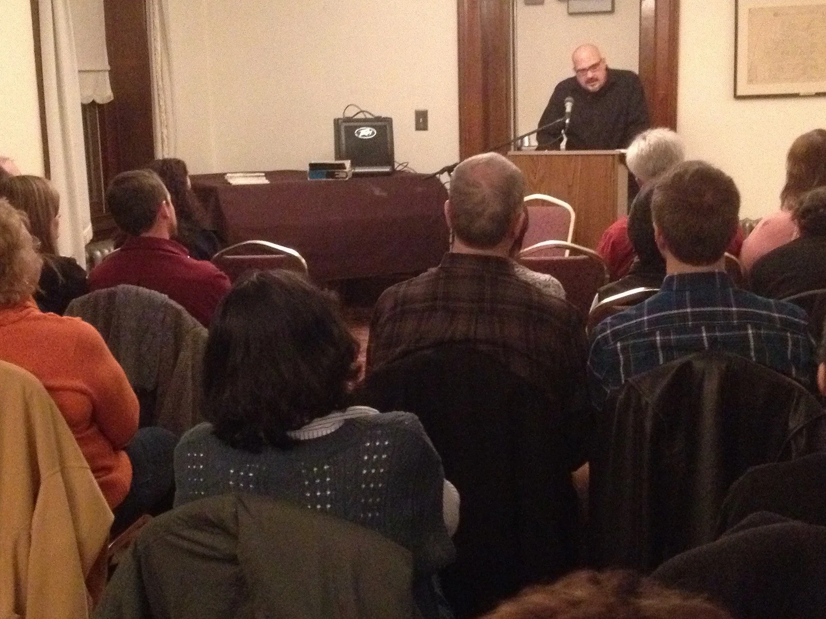Grant Clauser reading at Media Borough Hall 2013