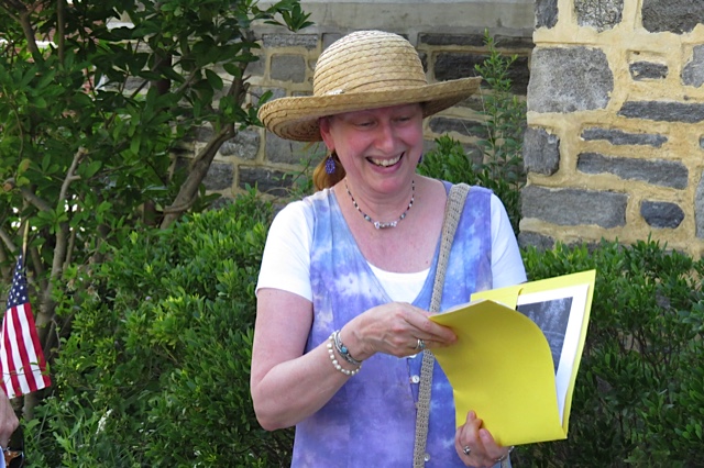 Lisa Lutwyche at the Inside Out Ekphrastic Poetry Event