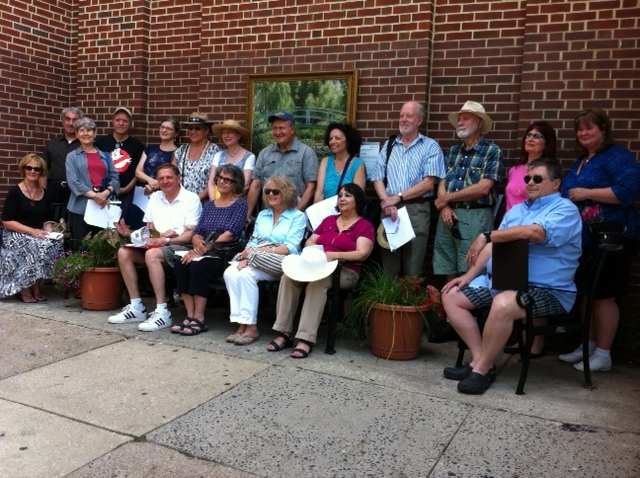 Group Shot of Participating Poets for Philly Art Museum's Inside Out Exhibit